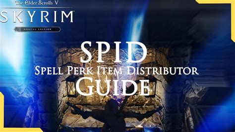 Skyrim se spid - Notes. Infantry Armor SE. Hard required. RMB SPIDified - Core. Hard required. Spell Perk Item Distributor (SPID) Hard required. Permissions and credits. Add Infantry Armor SE to bandit with 15%.